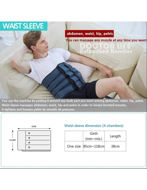 Picture of PRESSOTHERAPY DOCTOR LIFE WAIST CUFF 6 CHAMBERS EASY CONNECT