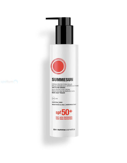 Picture of SUMMESUN SPF50+  SENSITIVE & BLEMISHEDSKIN NON OILY TOUCH 200ml