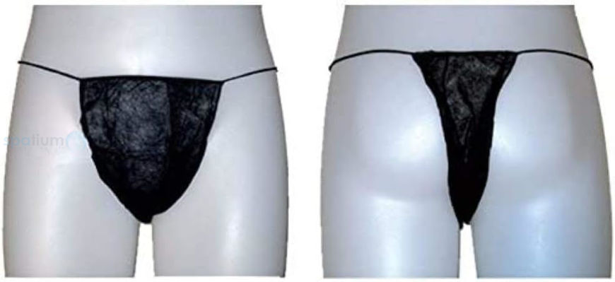 Εικόνα της SLIPS FOR MEN BLACK 100PCS
