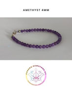 Picture of Amethyst Energy Bracelet - STONE OF PEACE & CALM. 16CM