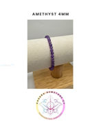 Picture of Amethyst Energy Bracelet - STONE OF PEACE & CALM. 16CM
