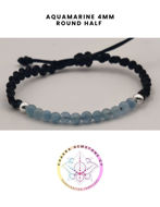 Picture of Aquamarine Energy Bracelet - STONE OF COURAGE. 16- 00CM Half Bracelet
