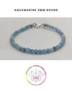 Picture of Aquamarine Energy Bracelet - STONE OF COURAGE. 16CM