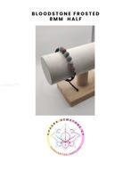 Picture of Bloodstone Energy Bracelet- STONE OF COURAGE & PROTECTION. 16-22CM Half Bracelet