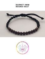 Εικόνα της Garnet Energy Bracelet - STONE OF PASSION. 16-22CM Half Bracelet