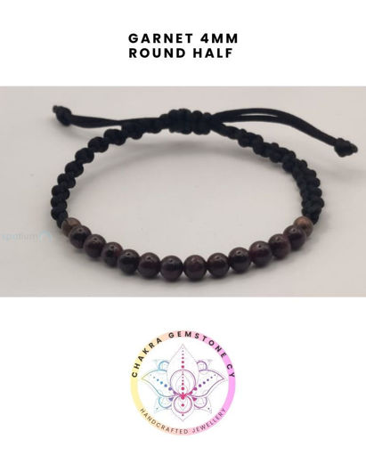 Picture of Garnet Energy Bracelet - STONE OF PASSION. 16-22CM Half Bracelet