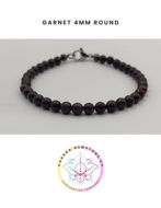 Picture of Garnet Energy Bracelet - STONE OF PASSION. 16CM