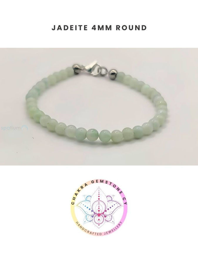 Picture of Jadeite Energy Bracelet- STONE OF BALANCE.16CM