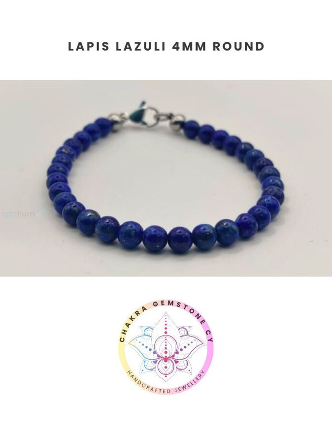 Picture of Lapis Lazuli Energy Bracelet - STONE OF INSPIRATION. 16CM