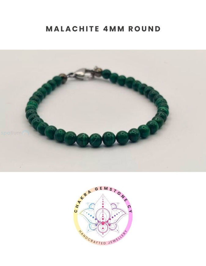 Picture of Malachite Energy Bracelet - STONE OF TRANSFORMATION. 16CM