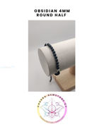 Picture of Obsidian Energy Bracelet - STONE OF STRENGTH. 16- 00CM Half Bracelet
