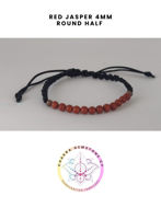 Picture of Red Jasper Energy Bracelet- STONE OF EMPOWERMENT & STABILITY. 16-22CM Half Bracelet