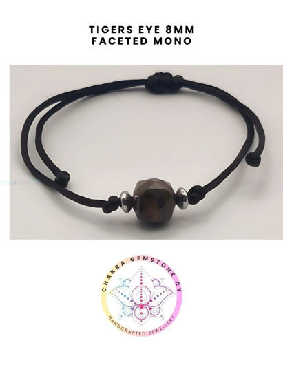 Picture of Tigers eye Energy Bracelet - POWER STONE. 16-22CM 8MM Mono Bracelet