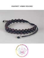 Εικόνα της Garnet Energy Bracelet - STONE OF PASSION. 16-22CM ADJUSTABLE Double Bracelet