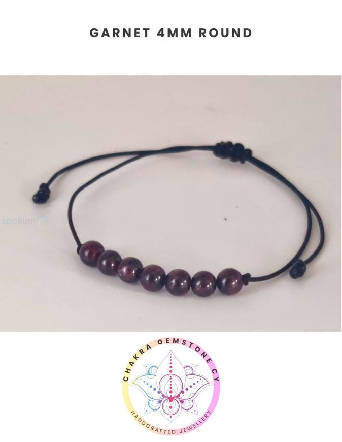 Εικόνα της Garnet Energy Bracelet - STONE OF PASSION. 16-22CM Mini Bracelet