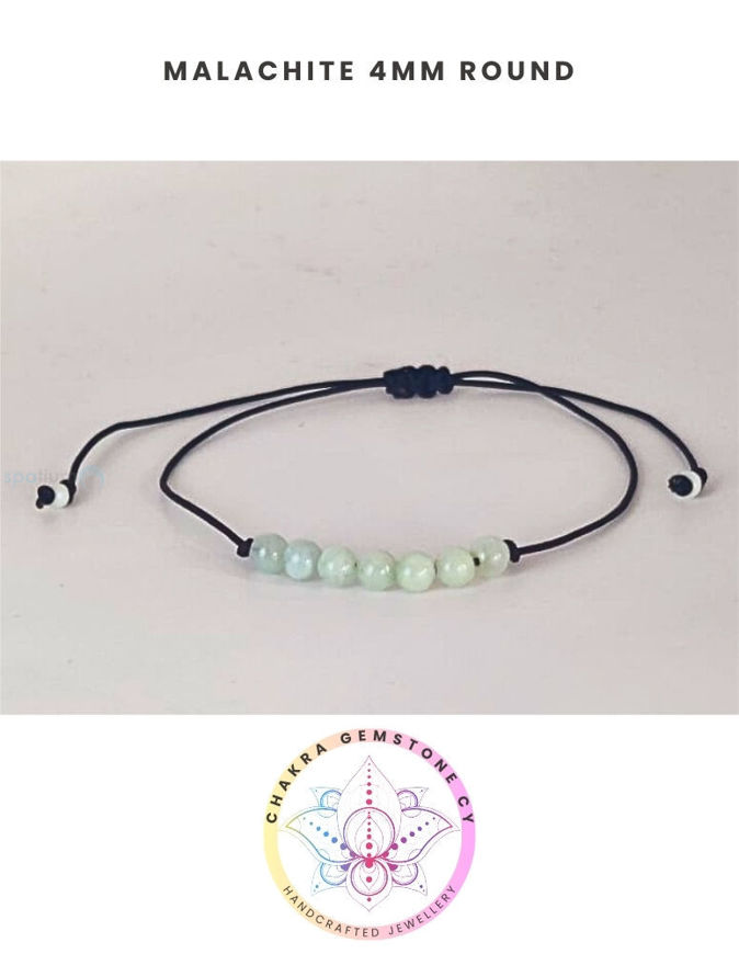 Picture of Jadeite Energy Bracelet- STONE OF BALANCE. 16-22CM Mini Bracelet