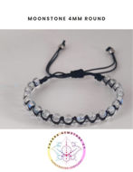 Picture of Moonstone Energy Bracelet- STONE OF INTUITION. 16-22CM ADJUSTABLE Double Bracelet