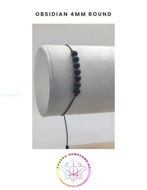 Εικόνα της Obsidian Energy Bracelet - STONE OF STRENGTH. 16- 00CM Mini Bracelet