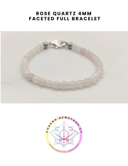 Εικόνα της Rose Quartz Energy Bracelet- STONE OF LOVE. 16CM