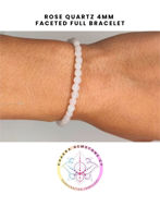 Εικόνα της Rose Quartz Energy Bracelet- STONE OF LOVE. 16CM
