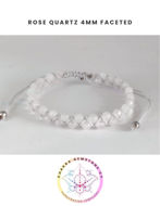 Picture of Rose Quartz Energy Bracelet- STONE OF LOVE. 16-22CM ADJUSTABLE Double Bracelet