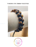 Picture of Tigers eye Energy Bracelet - POWER STONE. 16-23CM 8MM ADJUSTABLE DOUBLE STRAND