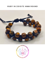 Picture of Tigers eye Energy Bracelet - POWER STONE. 16-23CM 8MM ADJUSTABLE DOUBLE STRAND
